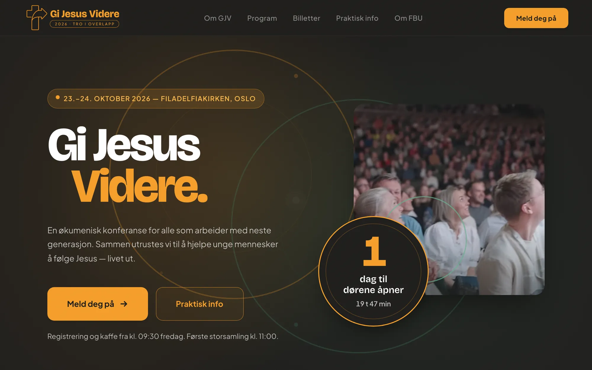 Gi Jesus Videre: forsiden på PC