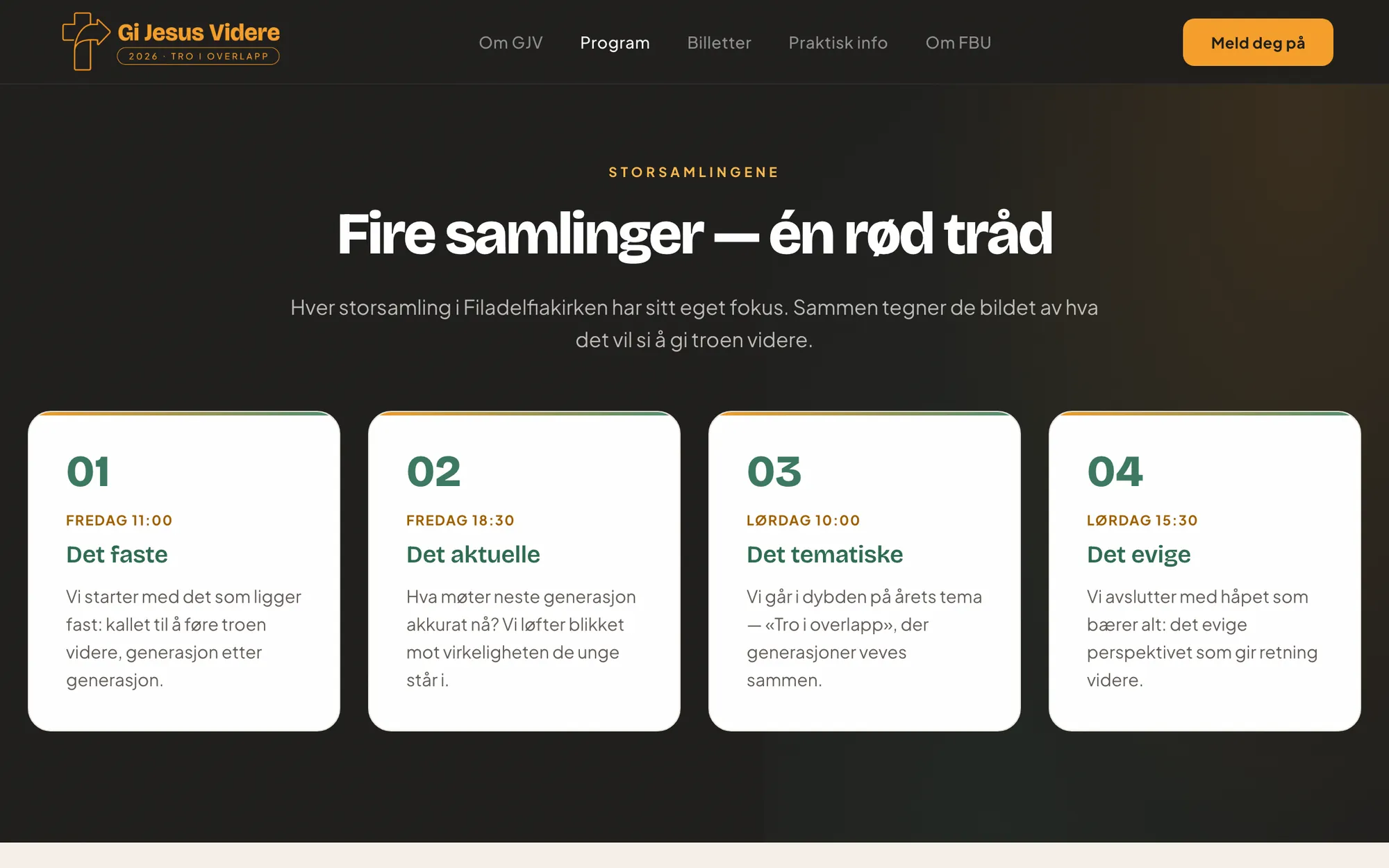 Gi Jesus Videre: programmet på PC