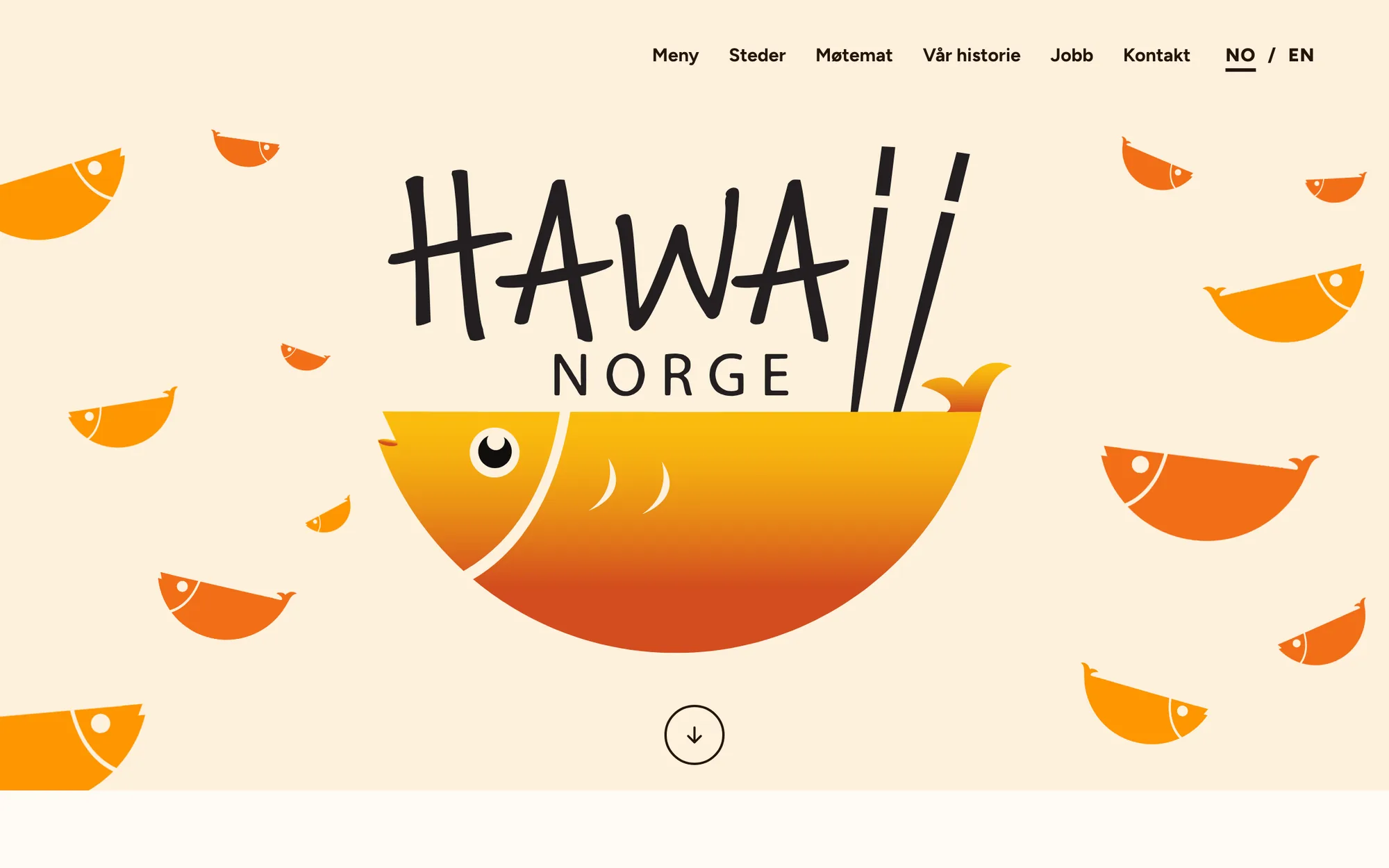 Hawaii Norge: forsiden på PC