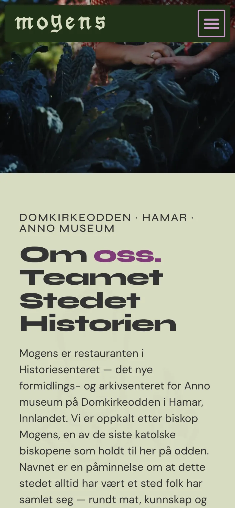 Mogens av Mons: folkene og historien på mobil