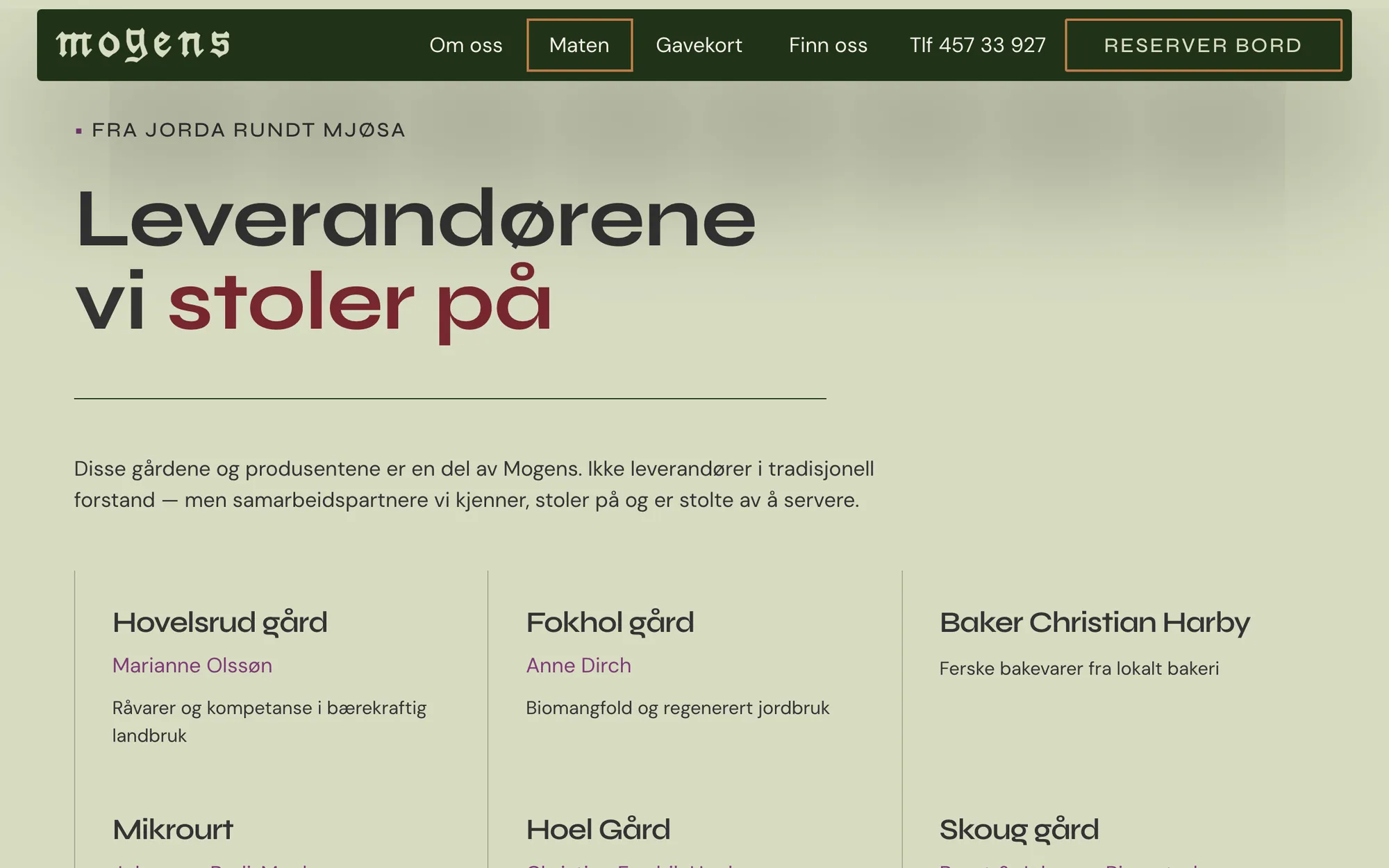 Mogens av Mons: leverandørene på PC