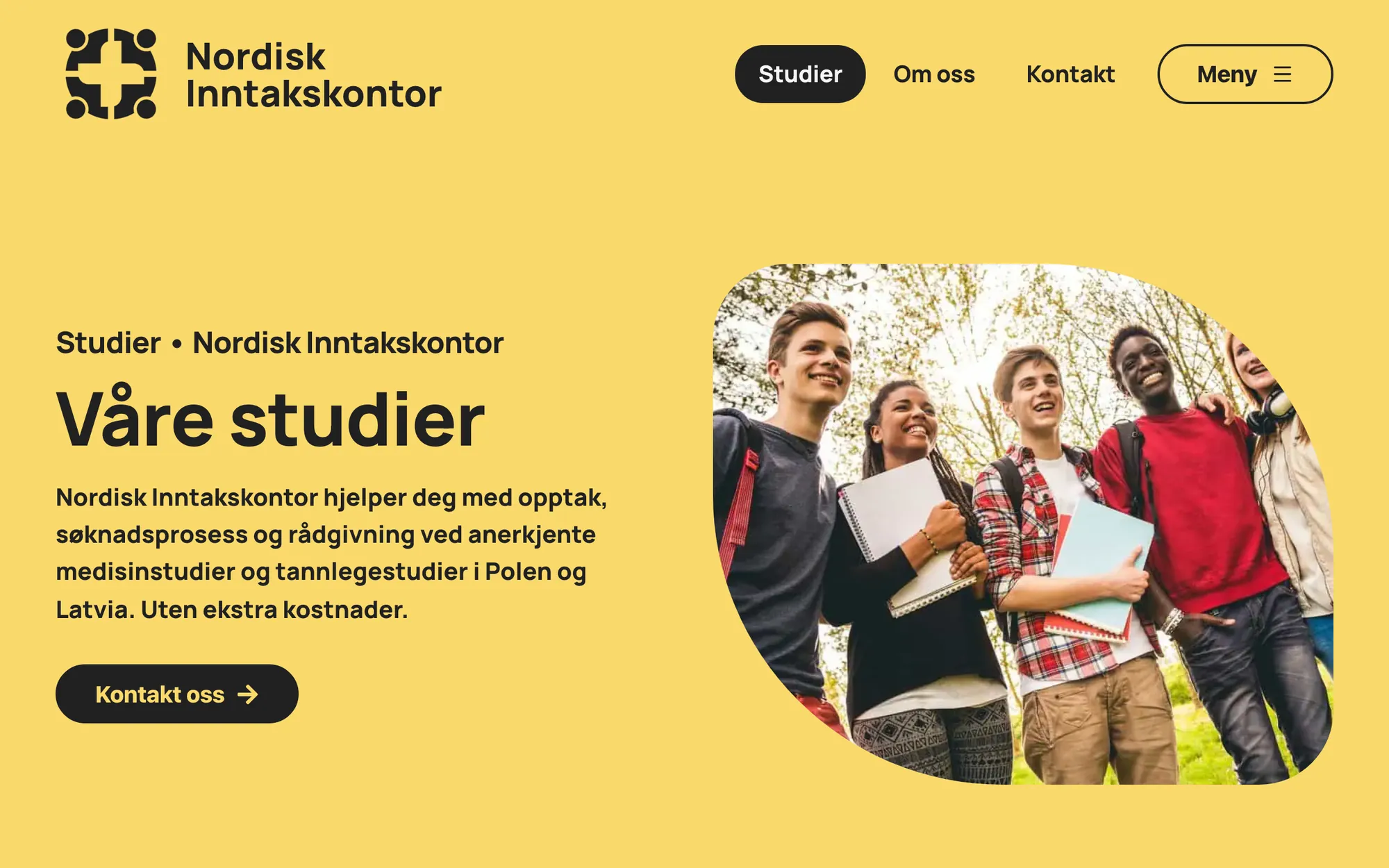 Nordisk inntakskontor: studiene på PC