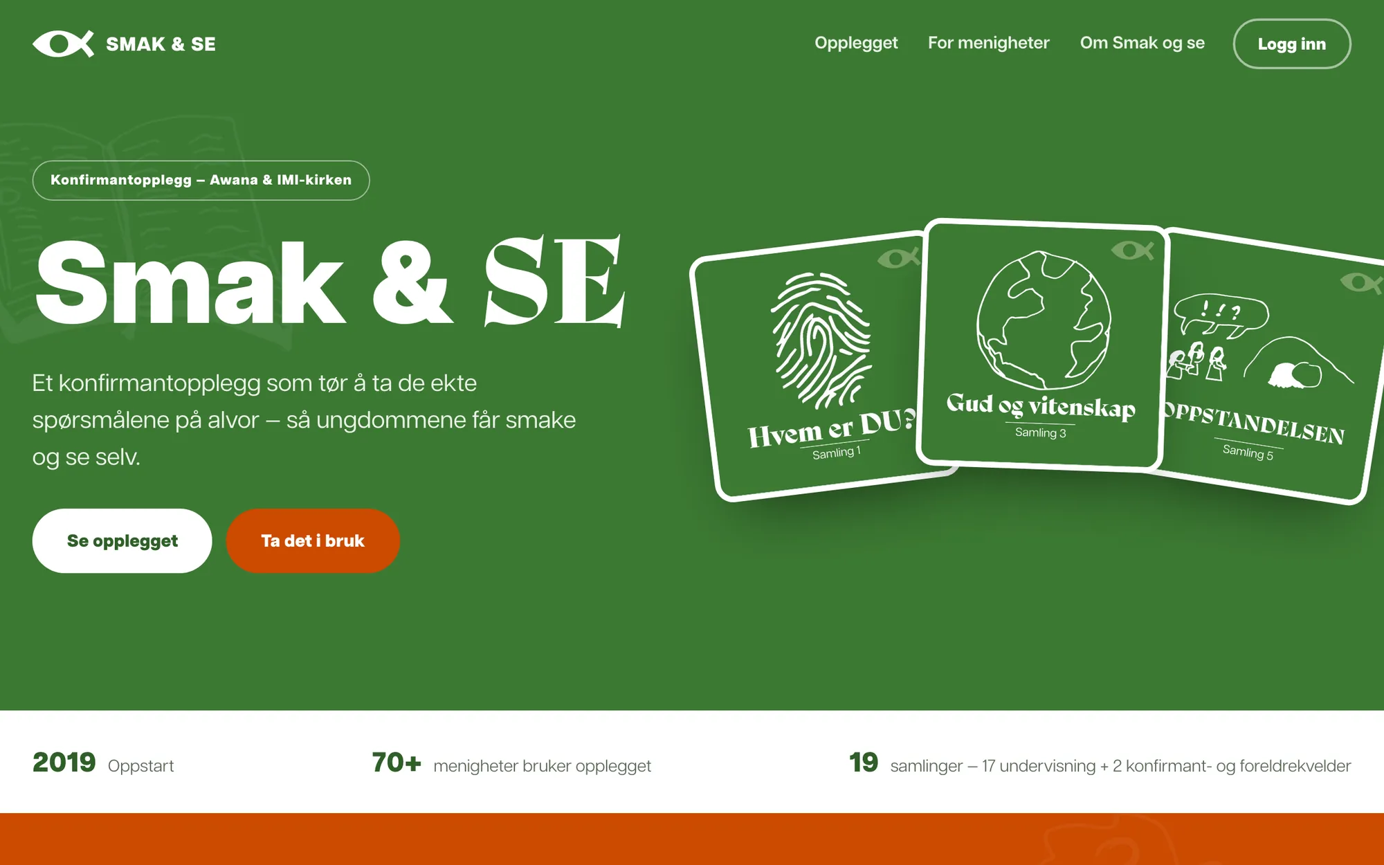 Smak og se: forsiden på PC