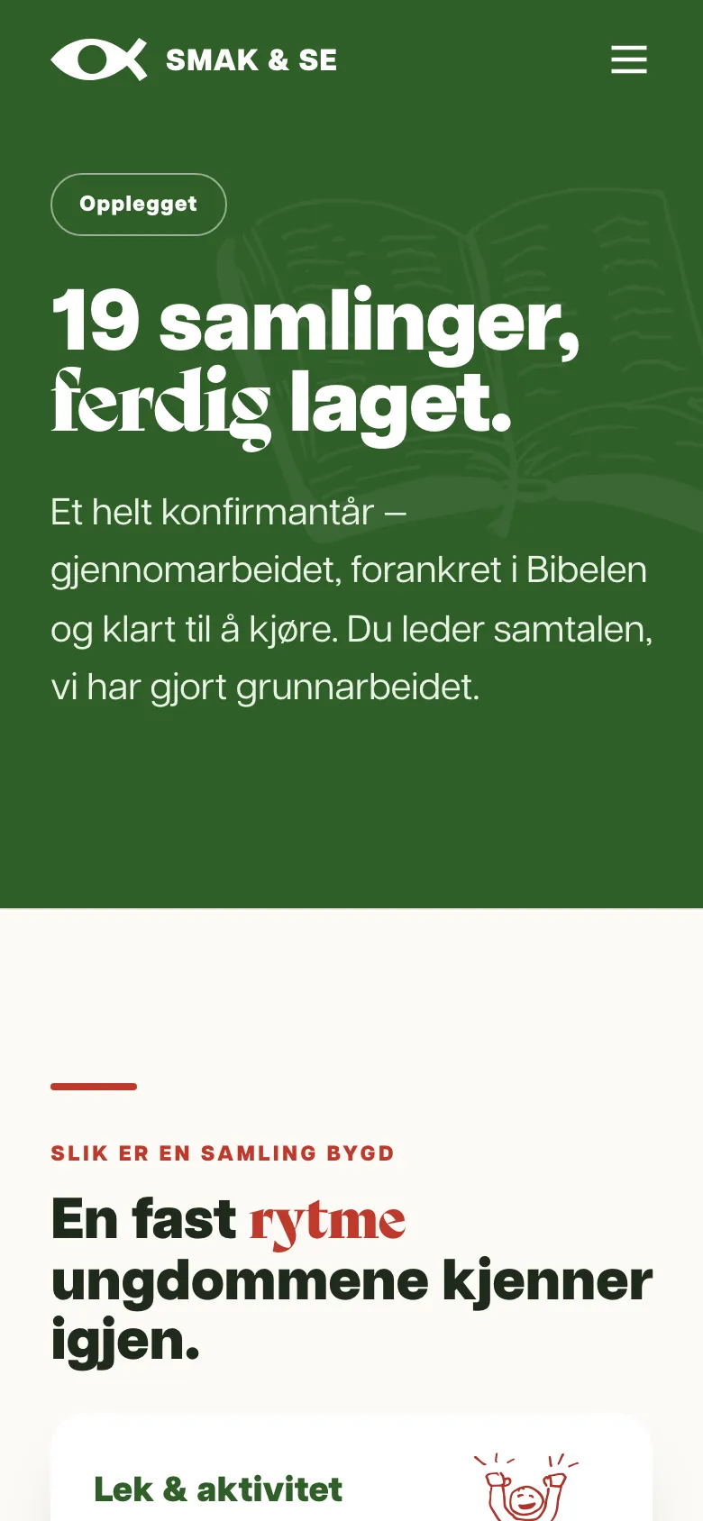 Smak og se: samlingene på mobil