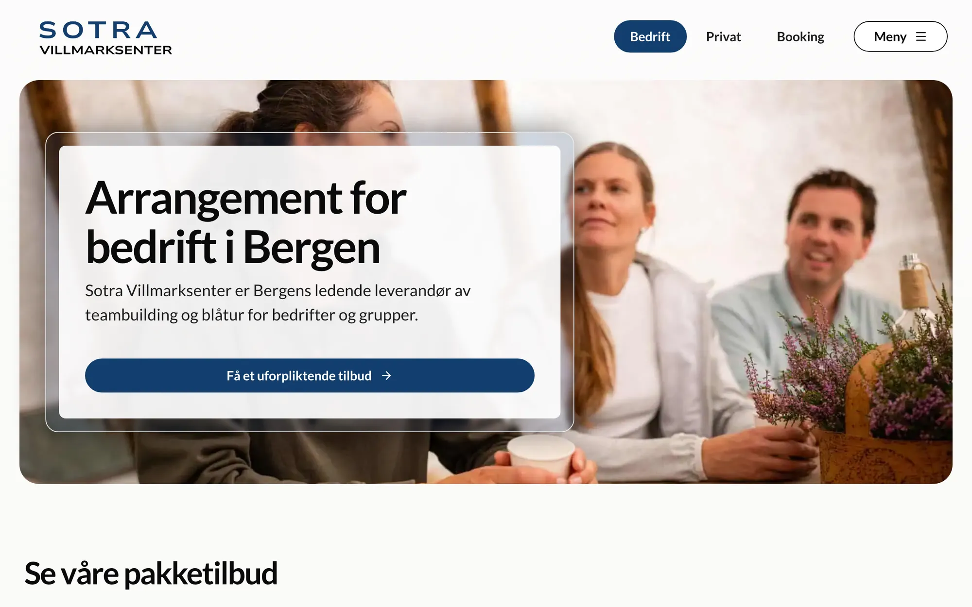 SotraVillmarksSenter.no: for bedrifter på PC