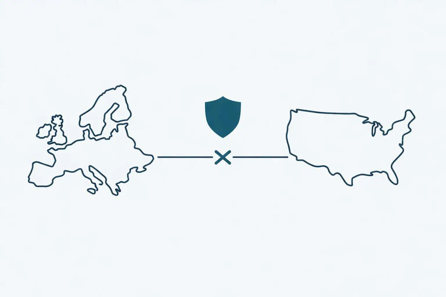 Brutt datastrøm mellom EU og USA illustrerer GDPR-risiko ved Google Analytics