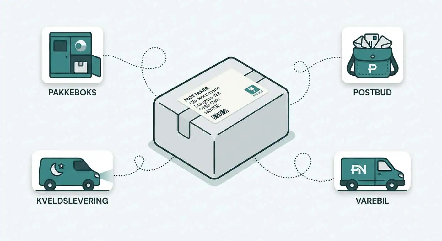 Frakt i WooCommerce — Bring Posten Helthjem PostNord