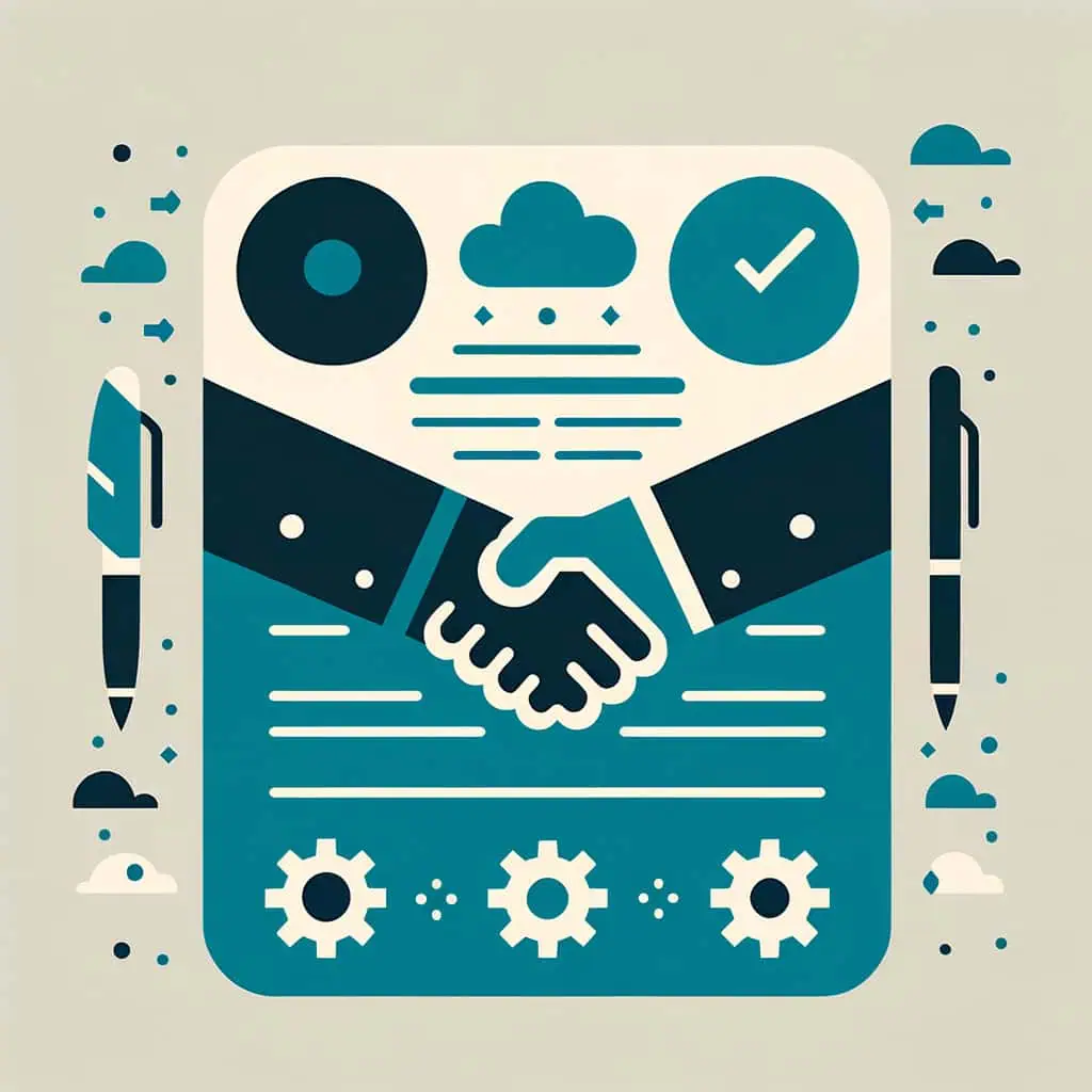 Databehandleravtale GDPR for AI agenter med signaturlinje