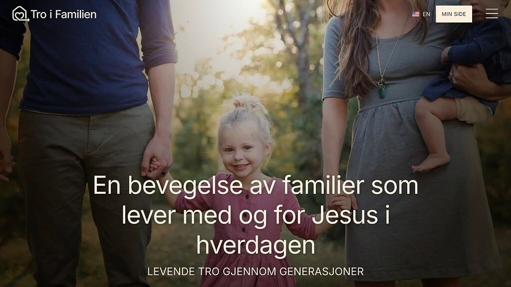 TroiFamilien.no 4 Skjermdump av forsidebilde på Troifamilien.no, til referanse.