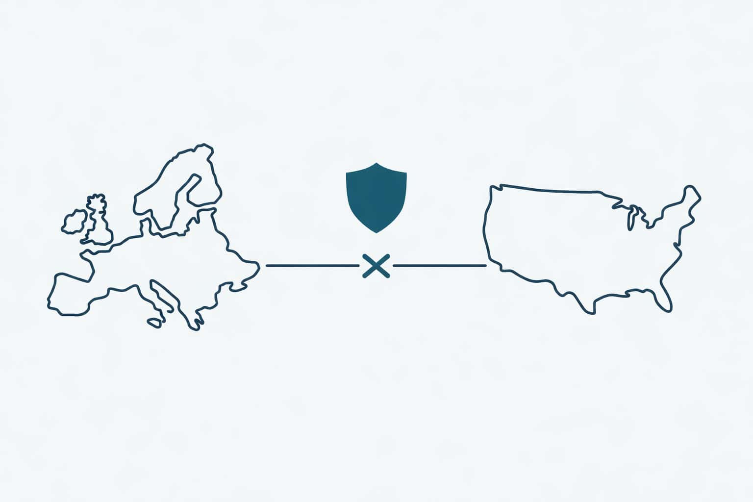 Brutt datastrøm mellom EU og USA illustrerer GDPR-risiko ved Google Analytics