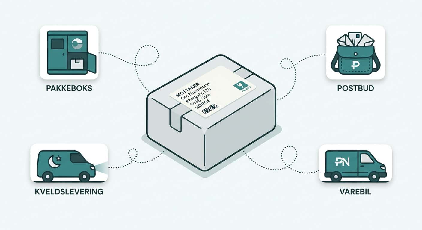 Frakt i WooCommerce — Bring Posten Helthjem PostNord