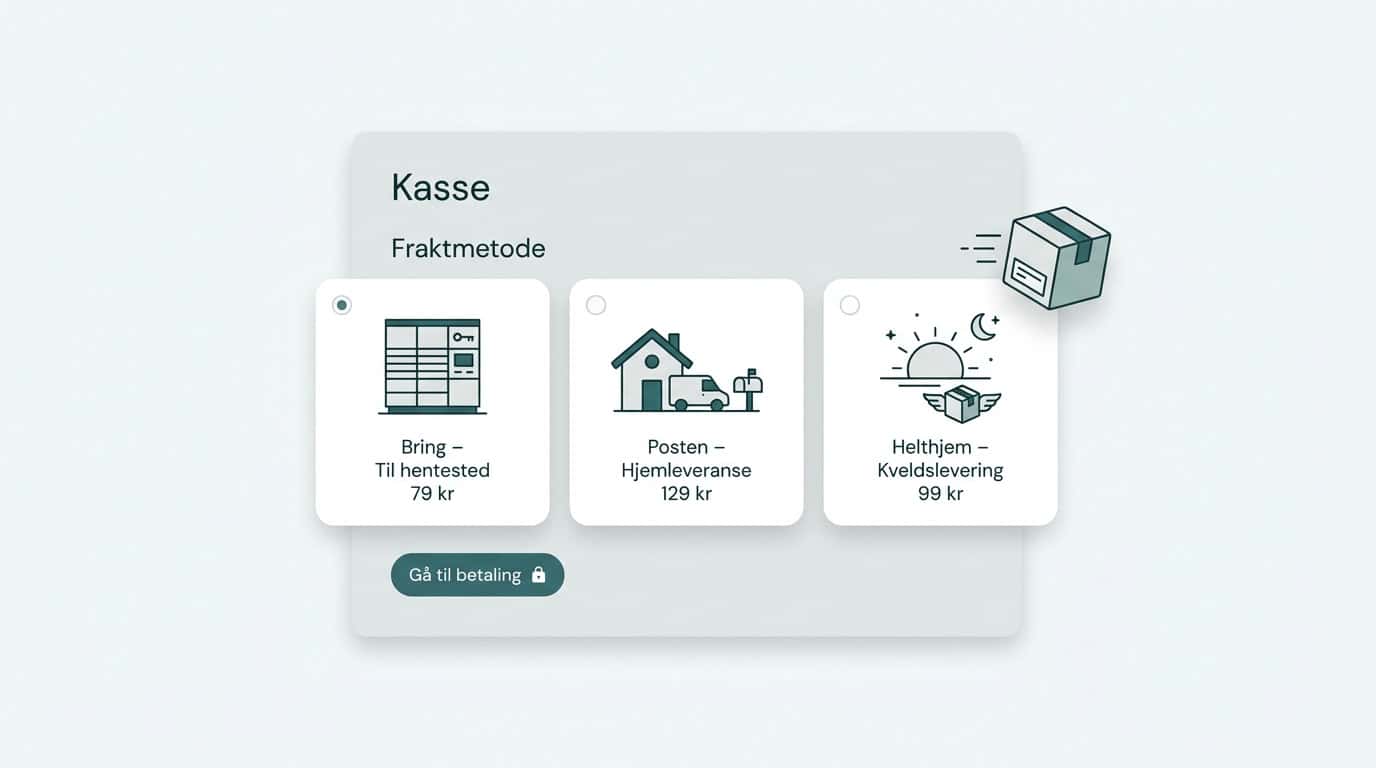 Frakt i WooCommerce med Bring og Posten