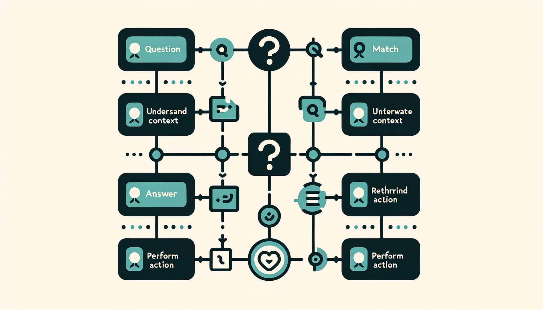 AI-agent vs chatbot: hva passer din bedrift? Komplett guide (2026) 1 Flytdiagram AI-agent vs chatbot med stegvise forskjeller