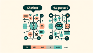 AI-agent vs chatbot side-by-side sammenligning hva passer din bedrift