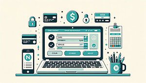 Nets Easy WooCommerce checkout-oppsett illustrasjon