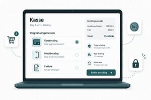 Betalingsløsning nettbutikk – checkout med kort, mobil og faktura